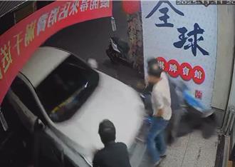 聊天突飞来横祸！云林4民眾惨遭撞翻 惊悚画面曝光