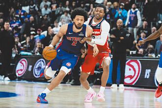 NBA》康寧漢46分大三元 活塞7連勝