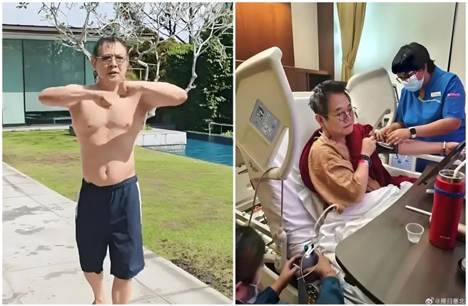 李连杰恢復过往气色，却卷入「换器官」阴谋论。（图／微博）