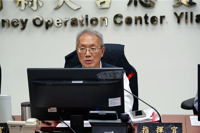 宜兰县代理县长林茂盛今天呼吁中央加速核定苏澳溪分洪道计画。（李忠一摄）