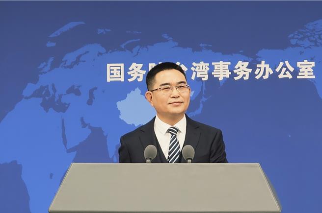 故宮院長蕭宗煌稱文物是「中華民國財產」，大陸國台辦發言人陳斌華痛批：偷梁換柱、荒誕不經。（藍孝威攝）