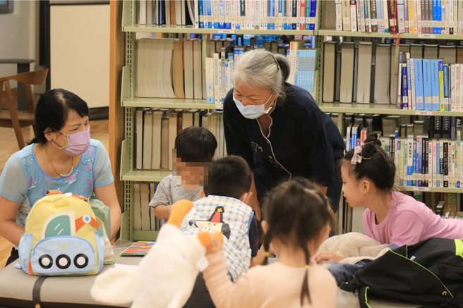 院方12日首次推出同仁子女托育服务。（医院提供／李京升台中传真）