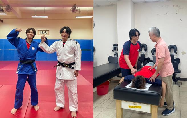 炎亞綸（左）邀請蕭煌奇上YouTube頻道。（大浪娛樂提供）