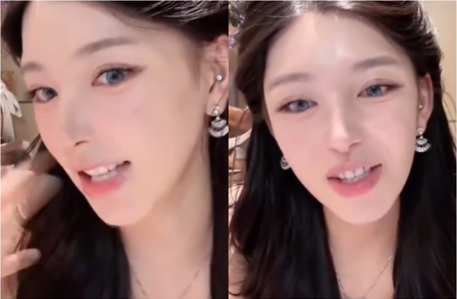 大陸網紅Ally將鼻子假體拿掉。（圖／翻攝自微博）