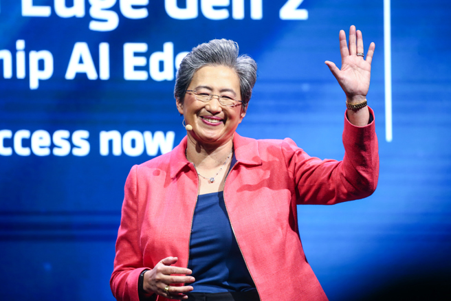 超微（AMD）董事長暨執行長蘇姿丰。資料照片