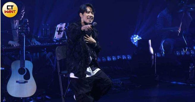 TANK此前受先天性心臟病所苦，在去年演唱会上全程抚胸。（图／焦正德摄）