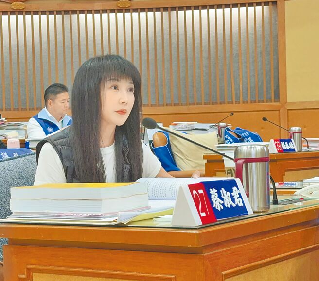 新北市议员第二选区（五股、泰山、林口），国民党籍议员蔡淑君稳定经营选区。（吴嘉亿摄）