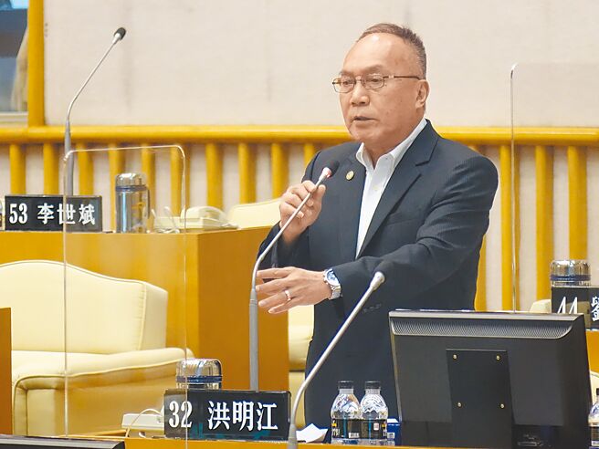 屏東縣議員洪明江。（本報資料照片）