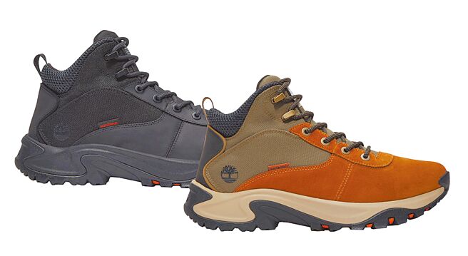 SOGO復興館Timberland防水中筒男款健行鞋，原價6200元，特價3900元，共限20雙。（SOGO提供）