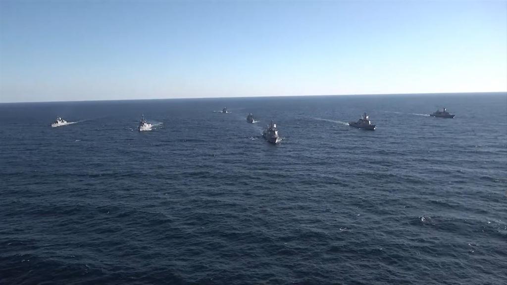 南韓機動艦隊司令部 首度大規模演訓