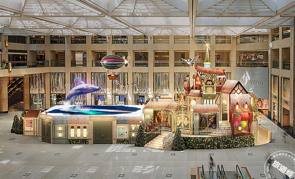 置地廣塲中庭以高達11米的「Noëlia at LANDMARK」燈塔裝置成為焦點,搭配12米見方的祈願湖,打造浪漫夢幻的冬日打卡勝地。圖片:港旅局提供