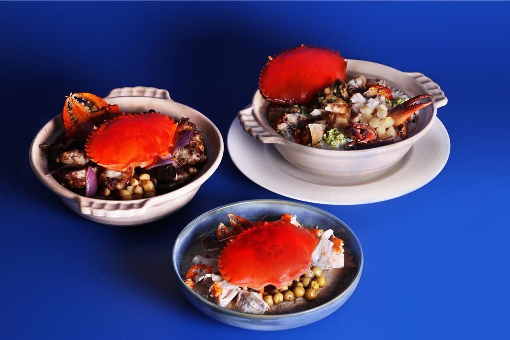 粵亮廣式料理以潮州料理結合當令秋蟹,帶領饕客開啟秋冬味蕾體驗。(台北六福萬怡酒店提供)