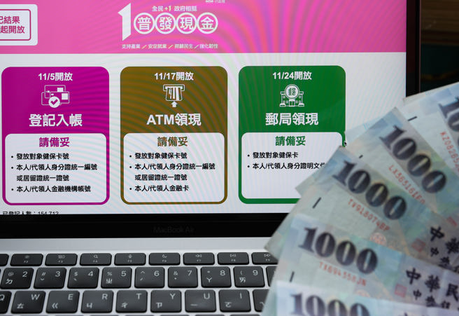 普发现金1万元上路。（资料照／陈俊吉摄）