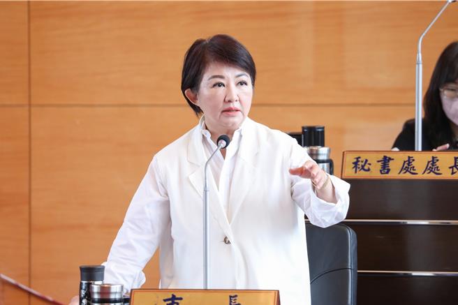 台中市長盧秀燕13日指出，剩餘廚餘及器皿都沒驗出病毒，至今的確不知病毒從何而來。（陳淑娥攝）