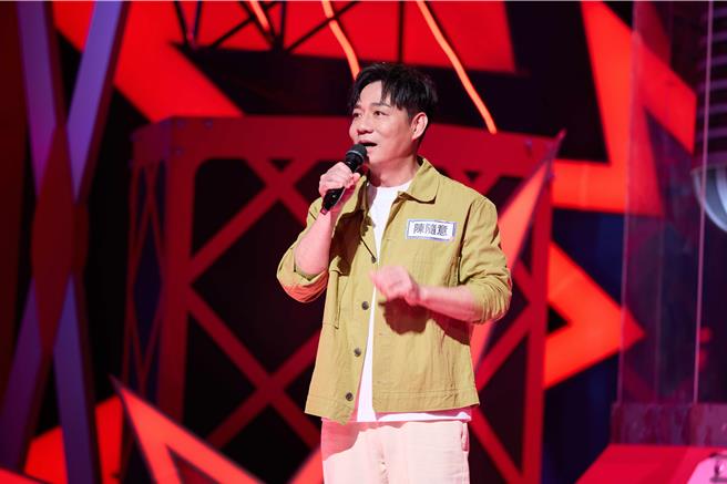 陳隨意分享他與老婆的戀愛故事。（公視台語台提供）