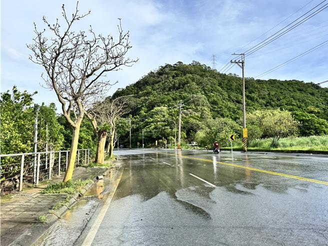 受鳳凰颱風帶來劇烈雨勢影響，宜蘭東澳嶺累積雨量高達1065毫米。（吳佩蓉攝）