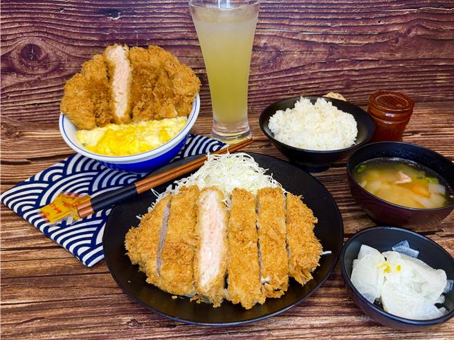 吉豚屋首次推出全新厚切多汁的「吉豚厚啾排」，共有「吉豚厚啾排定食组」、「蓬蓬厚啾排丼组」2款。（吉豚屋提供／朱世凯台北传真）