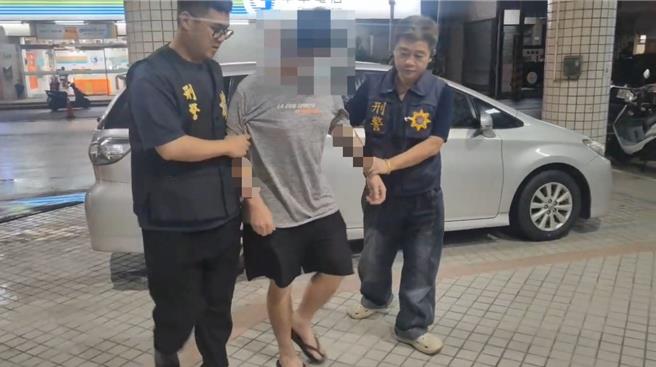 高雄市美浓区今（13）日上午传出自小客车车窗遭钢珠击损，警方立即组成专案小组追查，6小时内锁定刘姓男子，晚间将人带回并查获强力弹弓1把，全案正厘清犯案动机中。（警方提供／林雅惠高雄传真）