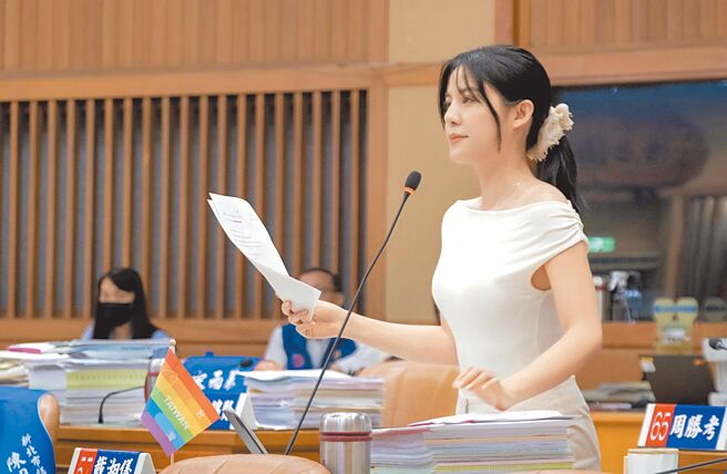 國民黨議員戴湘儀是新北市議員第三選區唯一的1席女性議員。（戴湘儀服務處提供／吳嘉億新北傳真）
