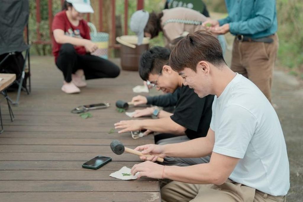 野菜拓印。(圖/花東縱谷國家風景區管理處)