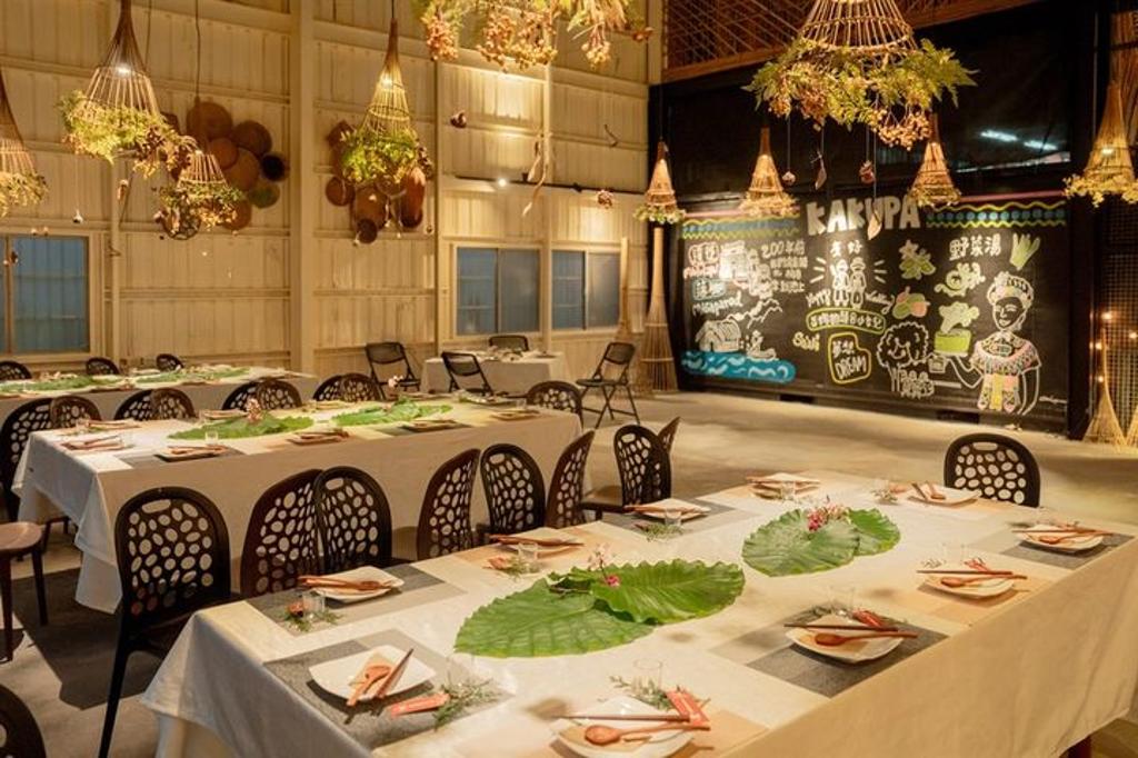 穀倉用餐場域。(圖/花東縱谷國家風景區管理處)