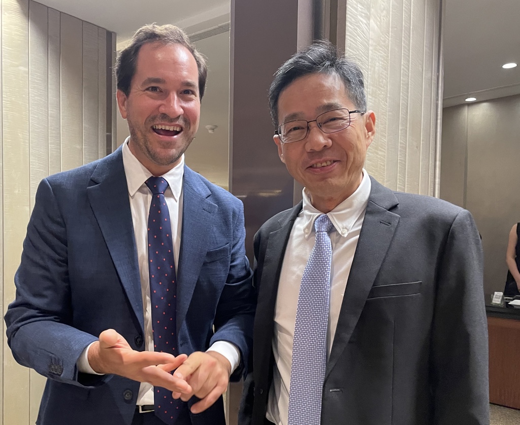 出席比利時國王節慶祝酒會 與比國共享台中購物節成績