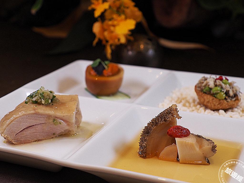 時令海河鮮味盤。（洪書瑱攝）