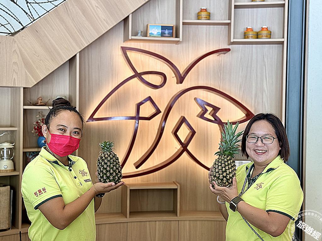 紅葉谷綠能溫泉園區推廣延平金鑽鳳梨,力挺地方農產銷至全國。(圖/雲品國際)