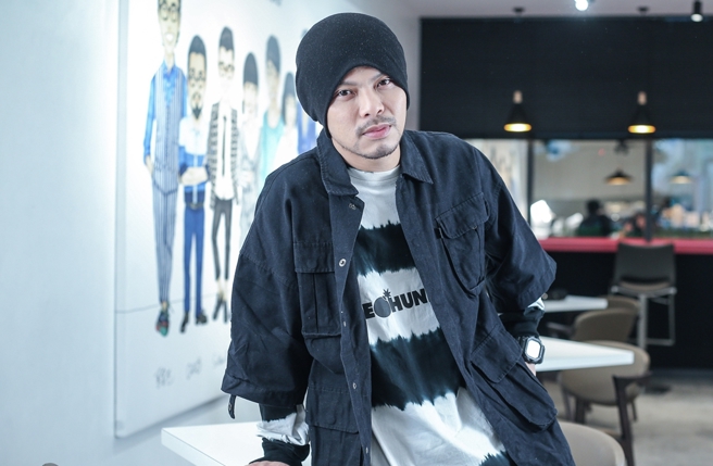 黄明志昨获保释14天。（图／粘耿豪摄）