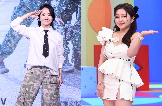 天后板妹回应陶晶莹。（图／陈俊吉摄；罗永铭摄）