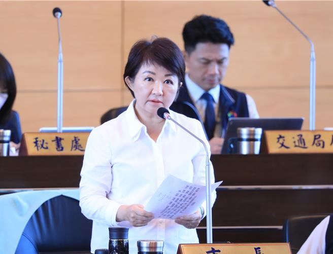 台中市长卢秀燕14日表示，我主政的台中市境内绝不允许暴力。（陈淑娥摄）