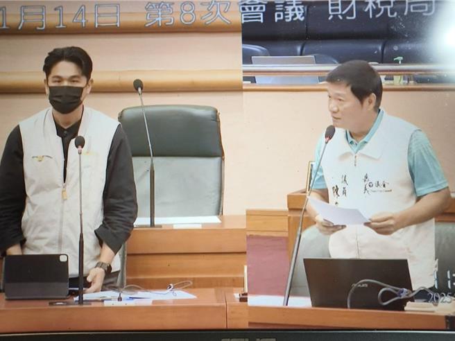 嘉義市議員陳家平14日督促文化局辦好城市博覽會帶動觀光經濟。（廖素慧翻攝自市議會官網）