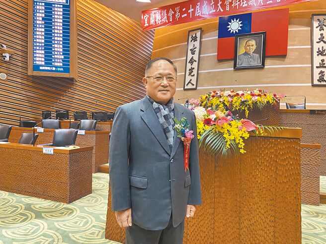 國民黨宜蘭縣議員陳鴻禧以地方服務紮實、勤跑基層著稱，此次鎮長之爭陳鴻禧企圖心十足，誓言為藍軍保住鎮長席位。（吳佩蓉攝）