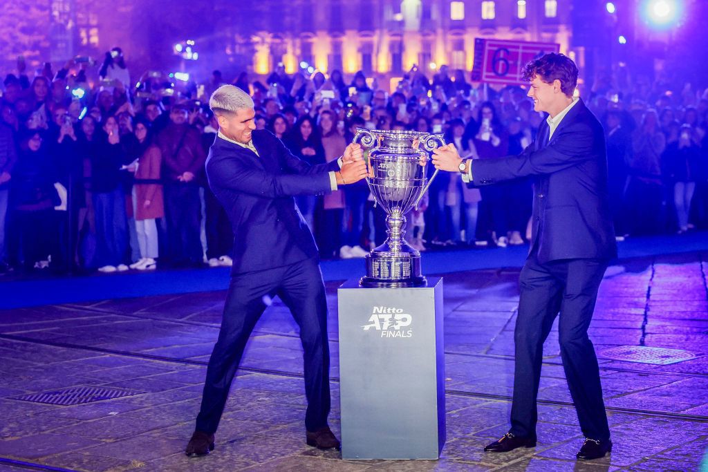 網球》男網兩人世界 阿卡瑞茲、辛納「積分破萬」超過第3名兩倍