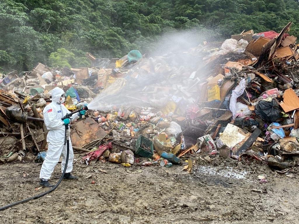 國軍災後不退場 助民眾恢復日常