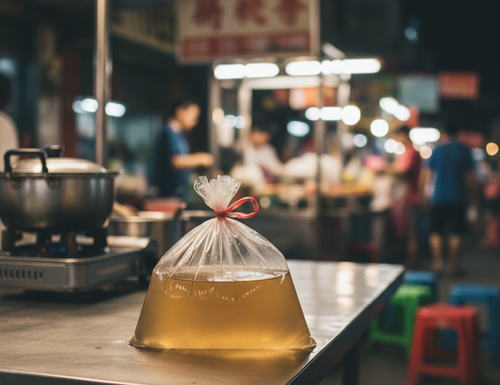 小吃店「紅色綁繩」正確名稱曝光 麵攤老闆揭由來