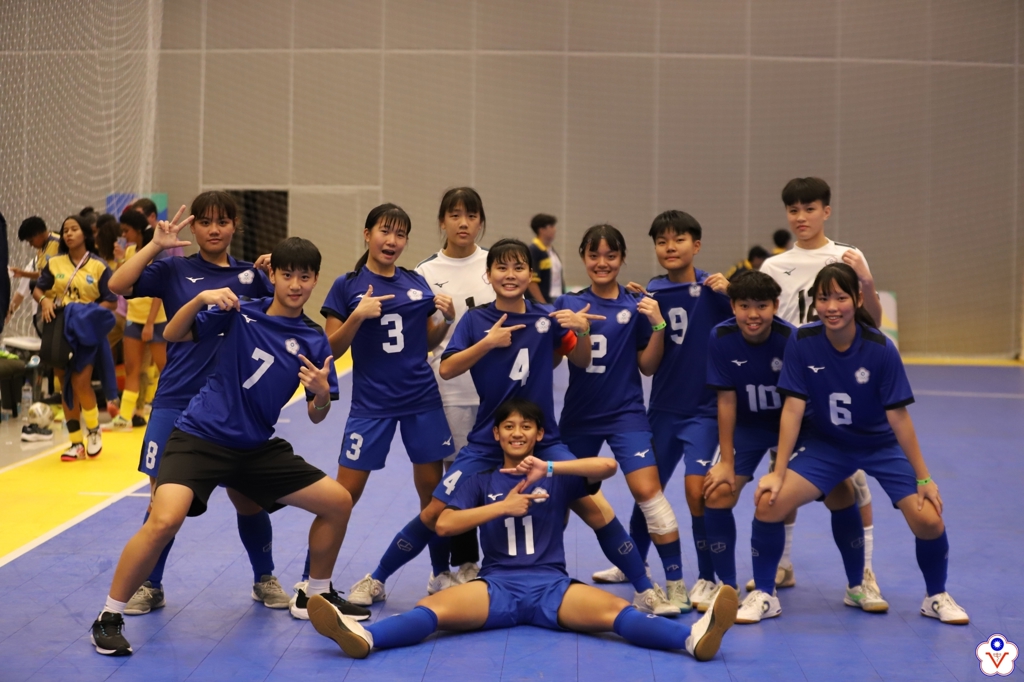 世界中學五人制足賽 中華隊闖女子組8強