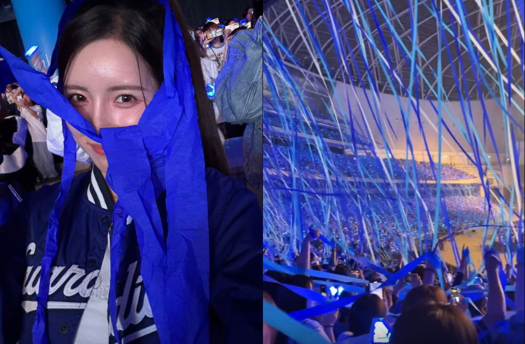 南珉貞拋到藍色彩帶了！朝聖Super Junior大巨蛋「先為明年練習」