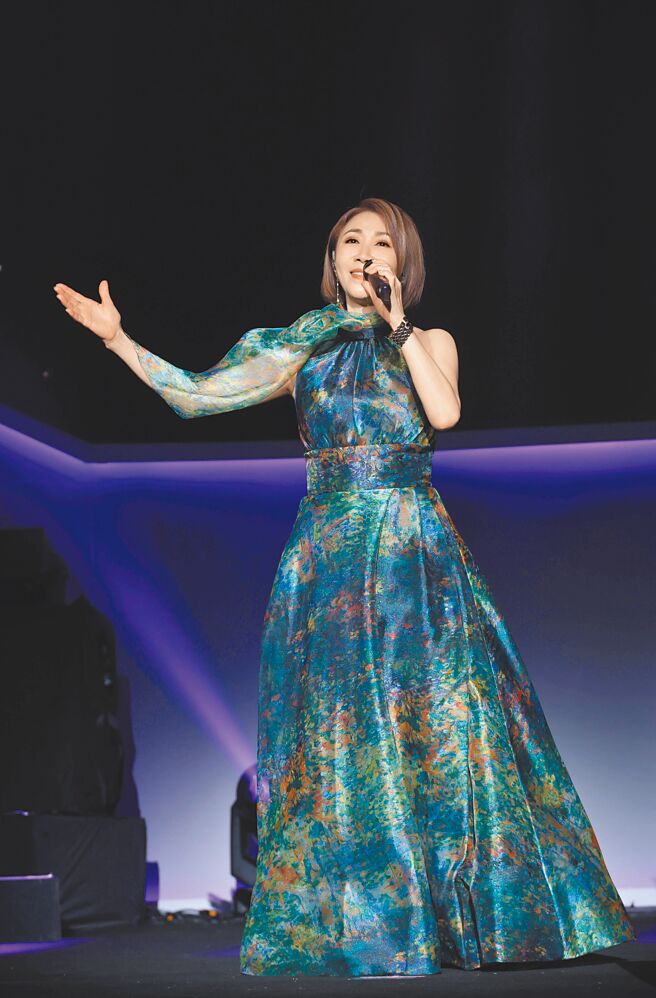 李翊君首度參與「民歌50高峰會」演出。（寬宏藝術提供）