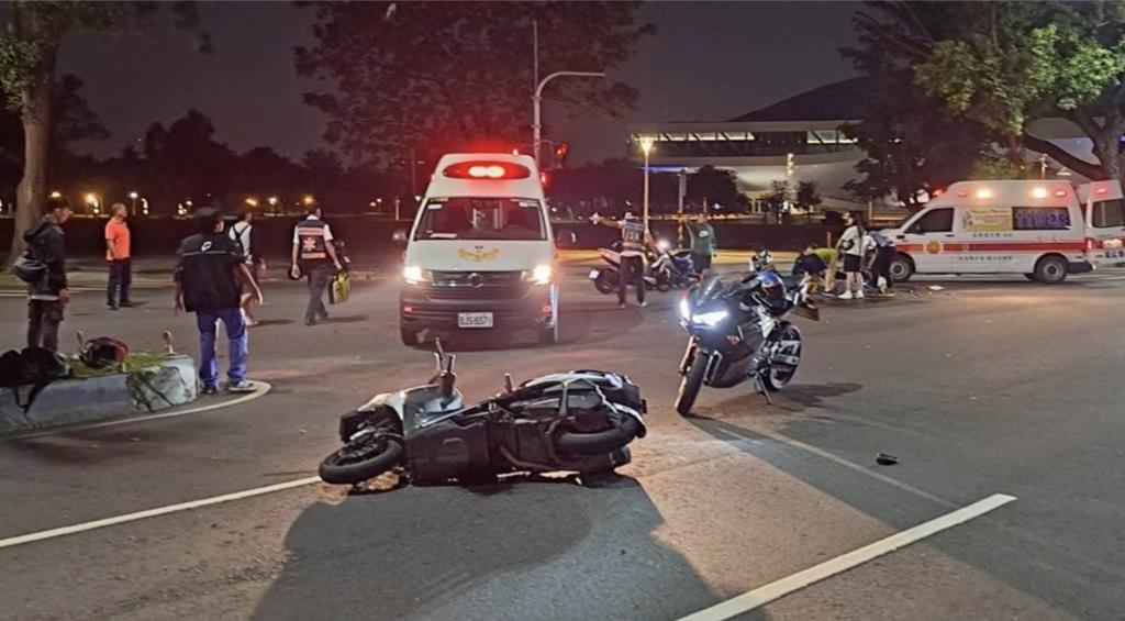 騎車路口鬼切遭無照少年撞上 51歲男頭部重創昏迷