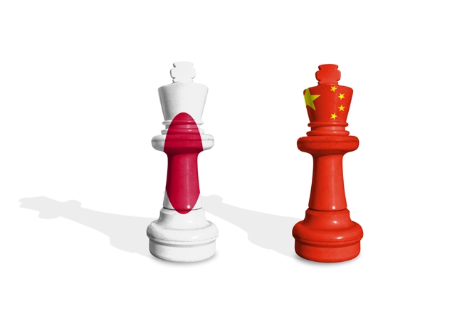 近期中國大陸、日本關係急遽升溫。（示意圖：shutterstock/達志）