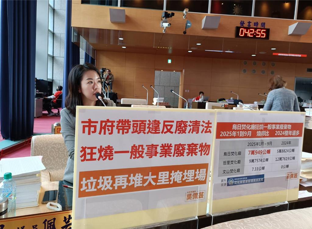 台中焚化爐不敷使用還代燒 10年收費低廉遭批變相圖利