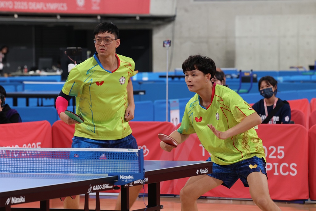 東京聽奧》桌球男雙兩組人馬奪牌 締造參賽新猷