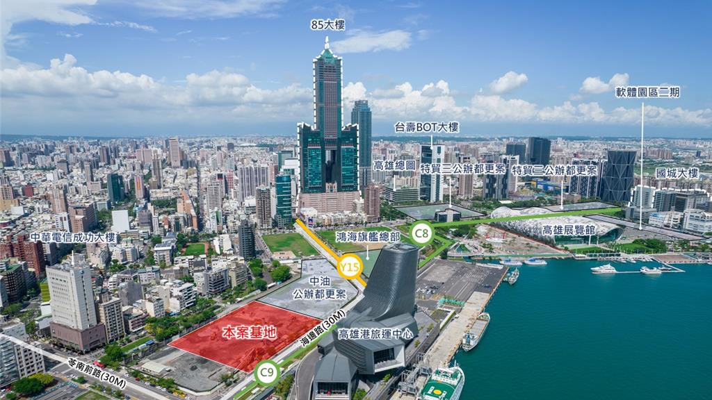 交通部大招商！高雄亞灣雙子星大樓 87億招商案明年登場