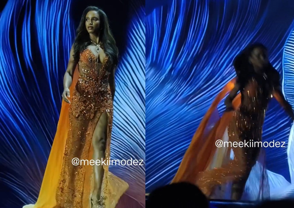 舞台太黑！環球小姐牙買加代表慘摔　被緊急送醫「恐退賽」