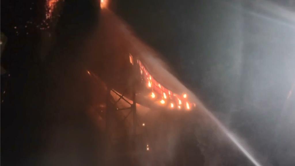 台泥蘇澳廠火警  疑包商施工引燃輸送帶釀禍