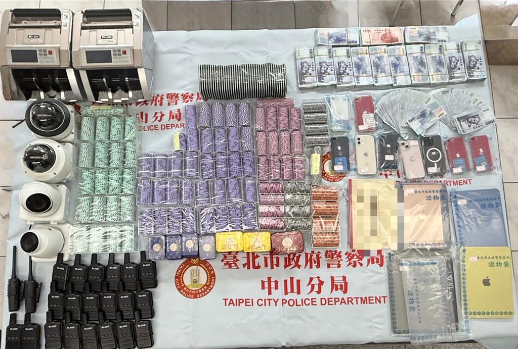 人臉辨識確認賭客！中山警破百家樂賭場 逮62人查扣逾百萬