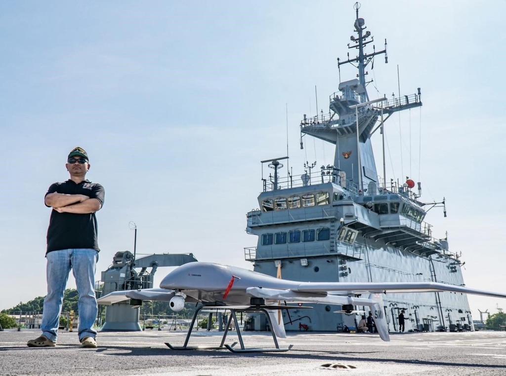 泰海軍接收「MARCUS-B」 打造無人機航艦