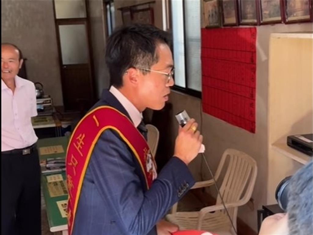 台南議員李宗霖迎娶卡關   開村內廣播請新娘鄉親幫忙