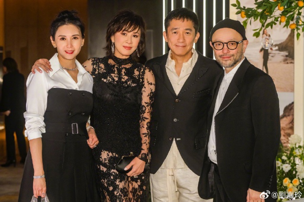 同天星光不輸金馬！梁朝偉、劉嘉玲、邱淑貞齊聚台北婚宴